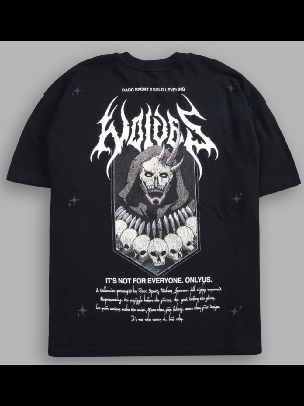 Darc Sport  x Solo Leveling Oversized Tee  - Size XL